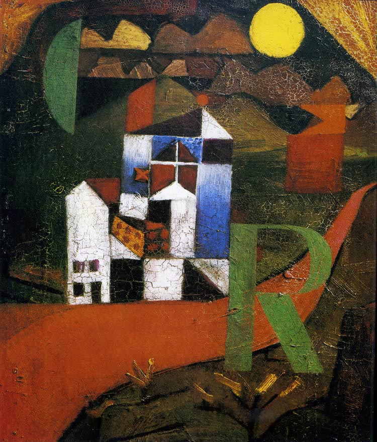 Photo:  Paul Klee, Villa R., 1919